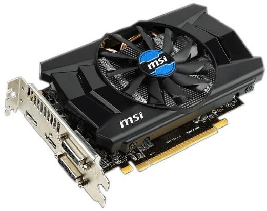 MS-V293 MSI R7 260X 2GD5 OC AMD RADEON R7 GRAPHICS CARD