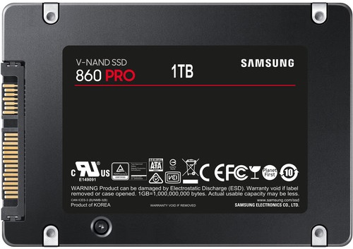 SAMSUNG MZ-76P1T0BW 860 PRO SERIES SSD