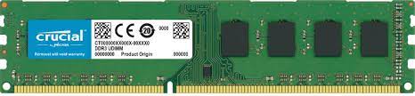 Crucial CT102464BD160B Memory Module Technical Specifications