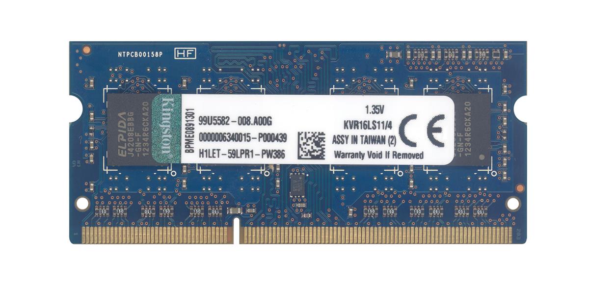 Kingston KVR16LS11/4 Memory Module: A Comprehensive Review