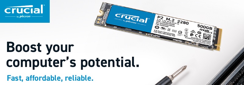 CRUCIAL CT2000P2SSD8 P2 SERIES 2TB NVME M.2 2280 SSD