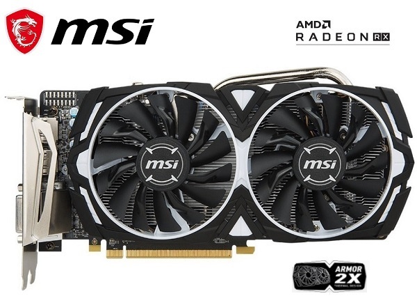 V341-077R MSI AMD RADEON RX 570 GRAPHICS CARD